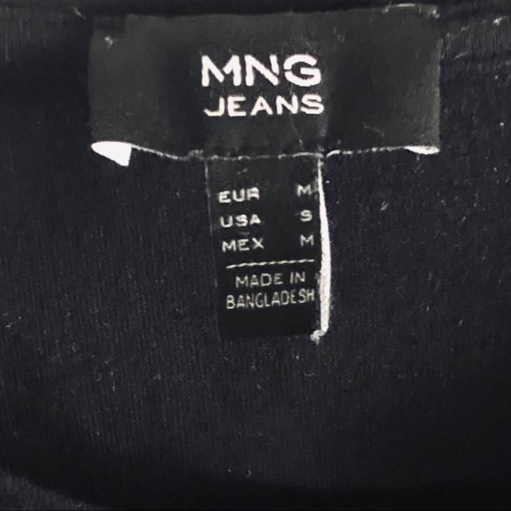 MNG JEANS Small Rhinestone Smile & Peace Tank Size Small - Picture 6 of 11